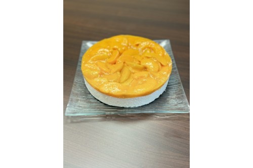 TARTA MELOCOTON CON NATA