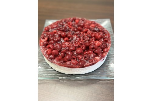 TARTA DE FRAMBUESA CON QUESO