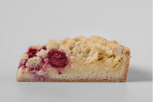 TARTA CRUMBLE DE CEREZA